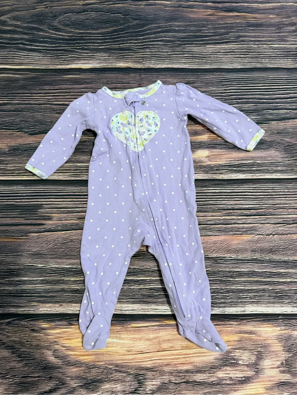 Girls' 5pc Footed One-Piece Sleepers - Multi Color